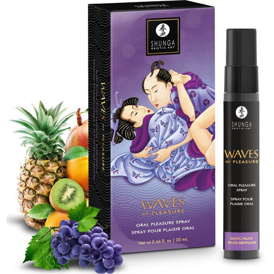 SHUNGA - VAGUES DE PLAISIR SPRAY ORAL FRUITS EXOTIQUES SÉDUCTEURS 20 ML