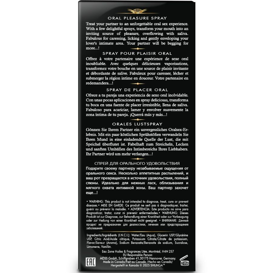SHUNGA - SPRAY DE PLACER ORAL WAVES SANDÍA SEDUCTORA 20 ML