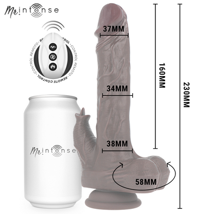 MR INTENSE - MUÑECA REALISTA MULTIFUNCIÓN MORGAN CON VIBRACIÓN Y CONTROL REMOTO DE MOVIMIENTO ARRIBA Y ABAJO 23 CM -Ø- 3.5 CM
