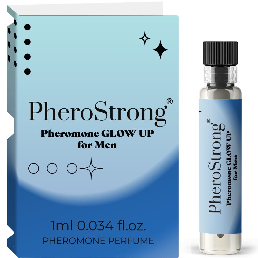 PHEROSTRONG - PARFUM AUX PHÉROMONES GLOW UP POUR HOMMES 1 ML
