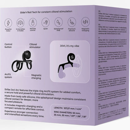 SNAIL VIBE - JOVI ARC COUPLE RING REMOTE CONTROL