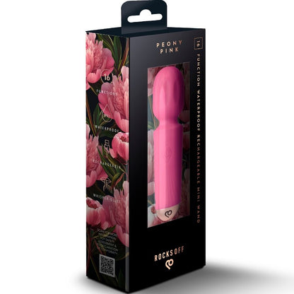 ROCKS-OFF - MINI RECHARGEABLE WAND 16 FUNCTIONS TULIP