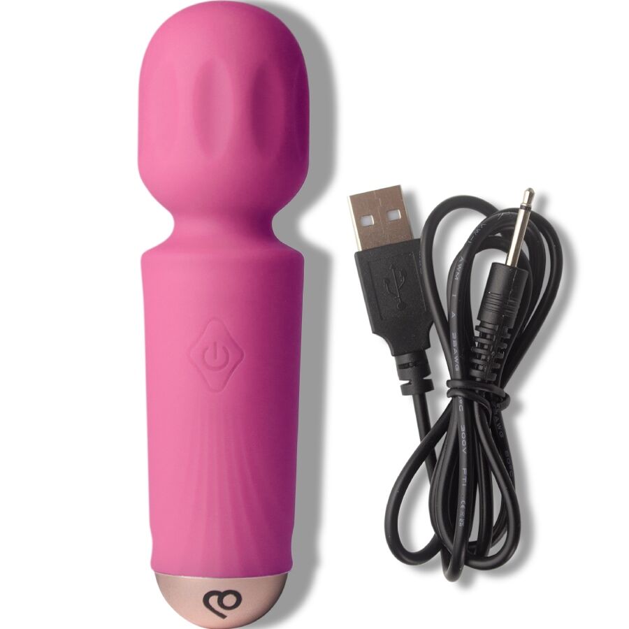 ROCKS-OFF - MINI RECHARGEABLE WAND 16 FUNCTIONS TULIP