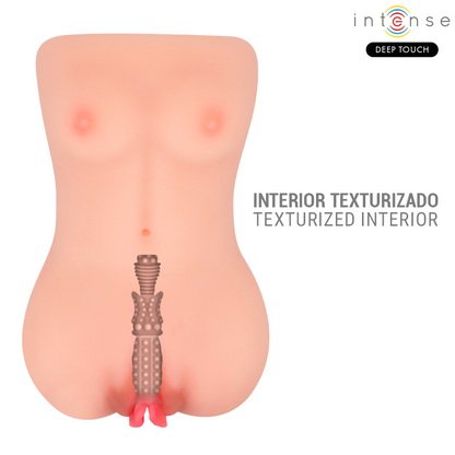 INTENSE DEEP TOUCH - MASTURBADOR DE SUCCIÓN Y VIBRADOR CATHERINE CON VOZ