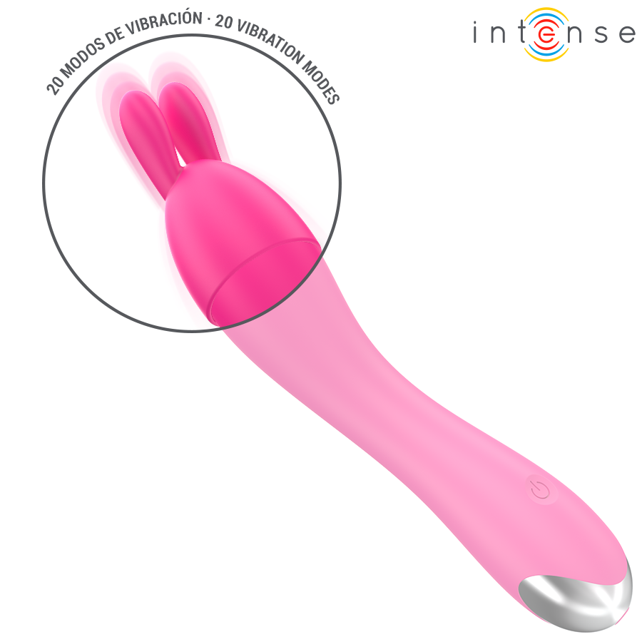 INTENSE - CHER VIBRATOR WITH 20 PATTERNS AND INTERCHANGEABLE HEADS