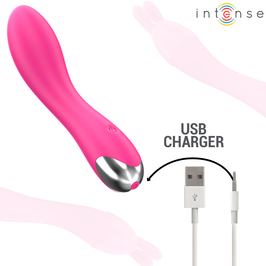 INTENSE - CHER VIBRATOR WITH 20 PATTERNS AND INTERCHANGEABLE HEADS