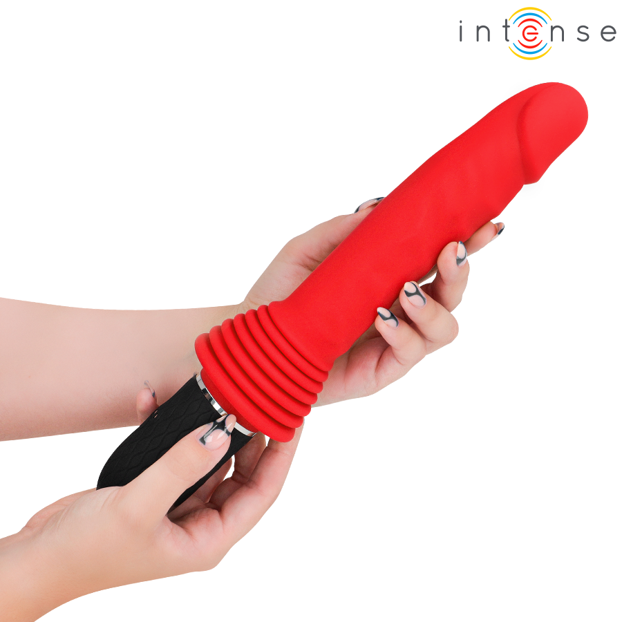 INTENSE - CYNTHIA REMOTE CONTROL THRUSTING VIBRATOR WITH HEAT