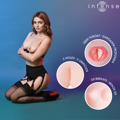 INTENSE DOLLS - POUPÉE GONFLABLE MONIQUE AVEC TROIS ORIFICES