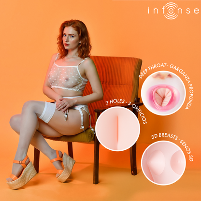 INTENSE DOLLS - SCARLETT INFLATABLE DOLL WITH THREE ORIFICES