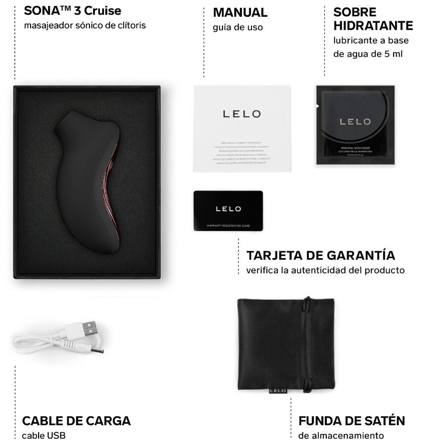 LELO - SONA 3 CRUISE SONIC CLITORAL MASSAGER