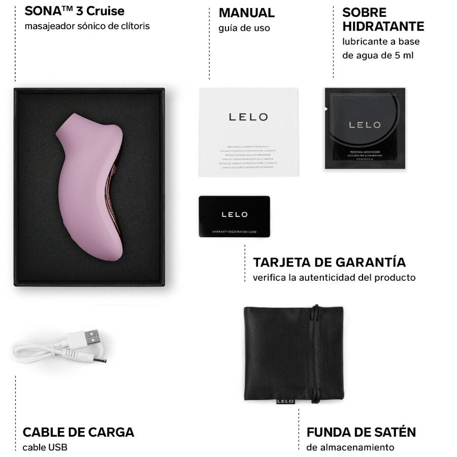 LELO - SONA 3 CRUISE SONIC CLITORAL MASSAGER
