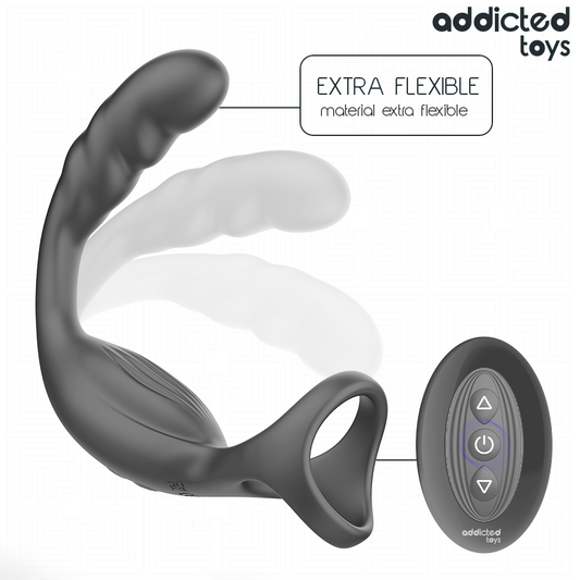 ADDICTED TOYS - DUAL PROSTATIC COCK RING REMOTE CONTROL