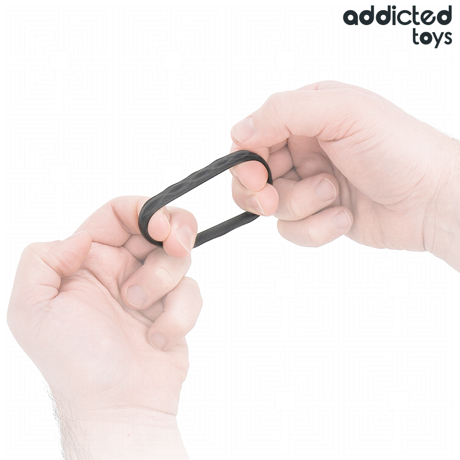 ADDICTED TOYS - JUEGO DE ANILLOS PARA EL PENE TEXTURIZADOS DE 4 TAMAÑOS