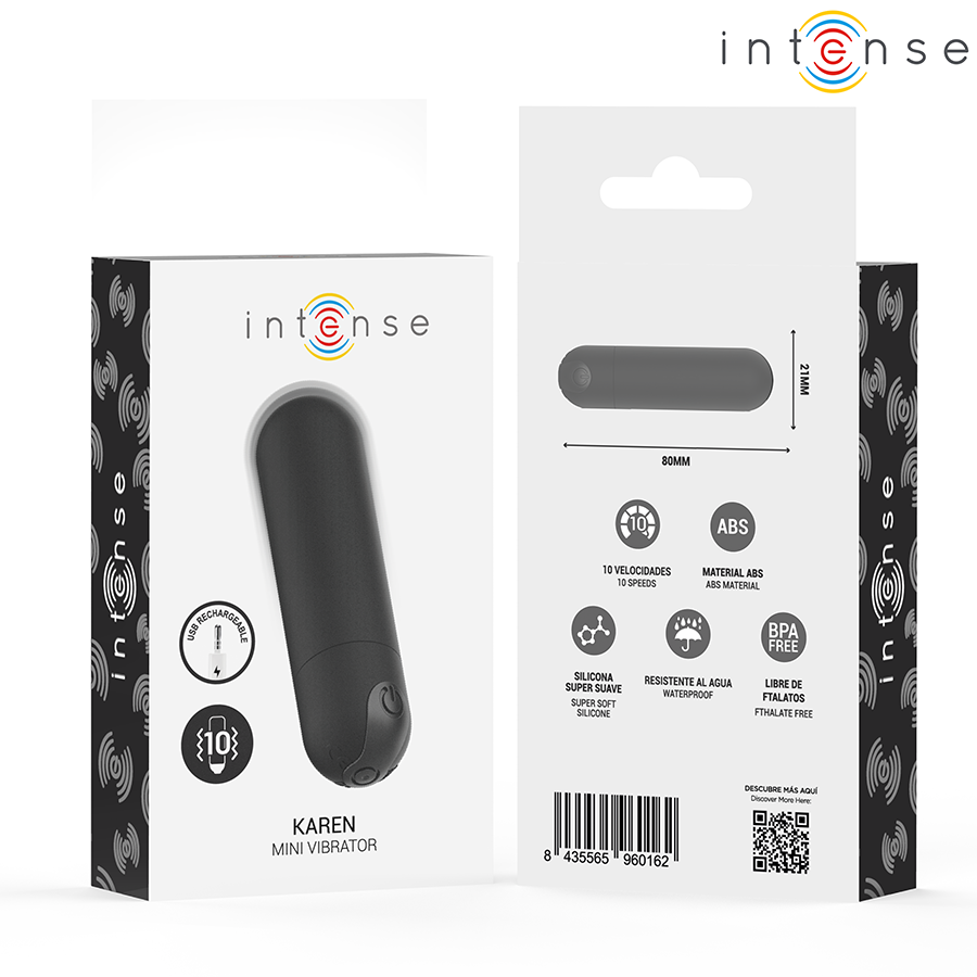 INTENSE - KAREN MINI RECHARGEABLE VIBRATING BULLET