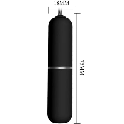 BAILE - THONG WITH VIBRATING BULLET AND REMOTE CONTROL BLACK