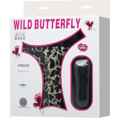 BAILE - THONG WITH VIBRATING BULLET AND REMOTE CONTROL BLACK