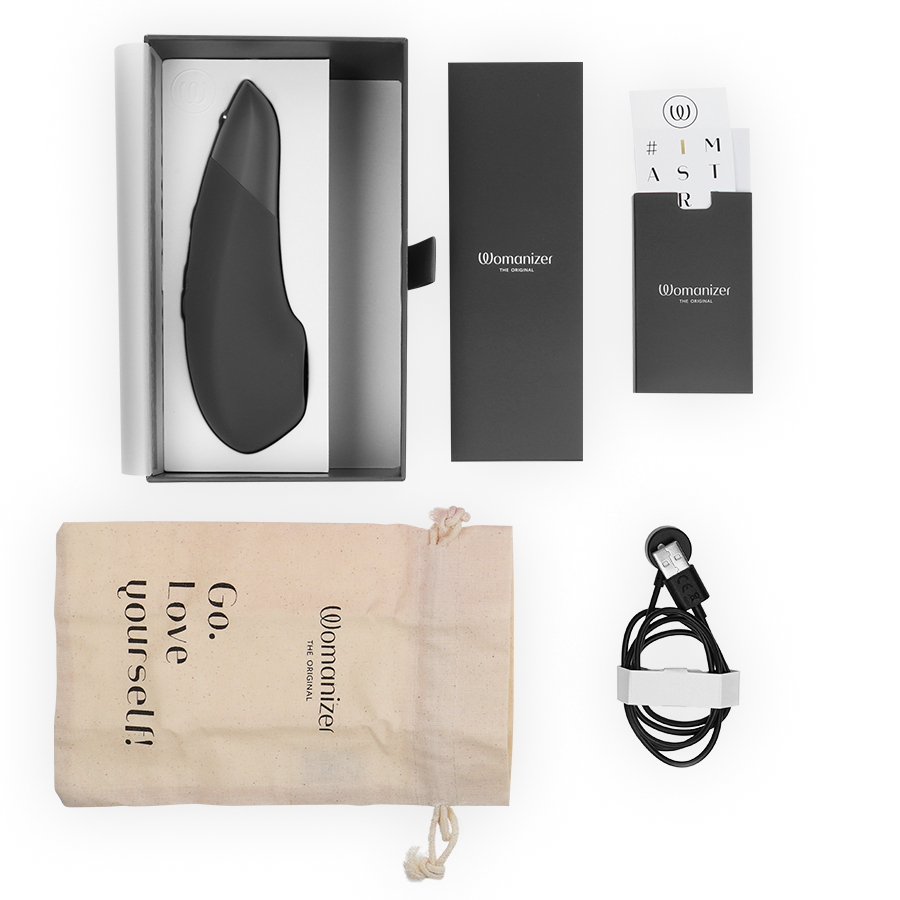 WOMANIZER - ENHANCE CLITORIAL STIMULATOR BLACK
