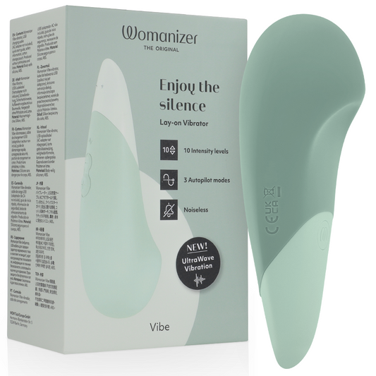 WOMANIZER - VIBE LAY-ON SILENT VIBRATOR SAGE