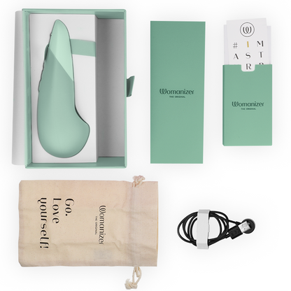 WOMANIZER - VIBE LAY-ON SILENT VIBRATOR SAGE