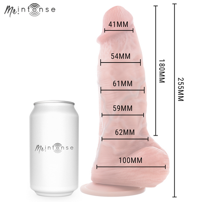 MR INTENSE - DILDO DE SILICONA BIG PENIS SPENCER 25,5 CM -Ø- 6,2 CM