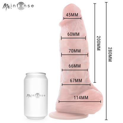 MR INTENSE - DILDO DE SILICONA EXTRABIG SPENCER 28 CM -Ø- 7,3 CM