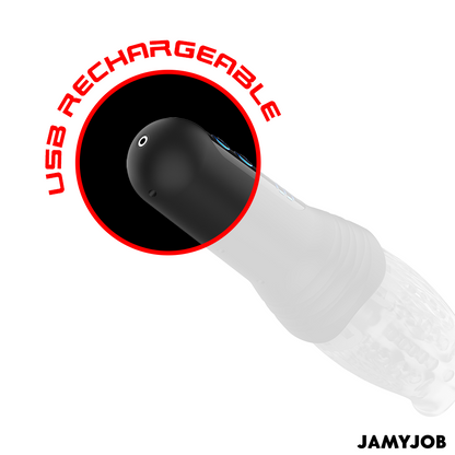 JAMYJOB - BLOW-R MASTURBATOR WITH THRUSTING AND ROTATION
