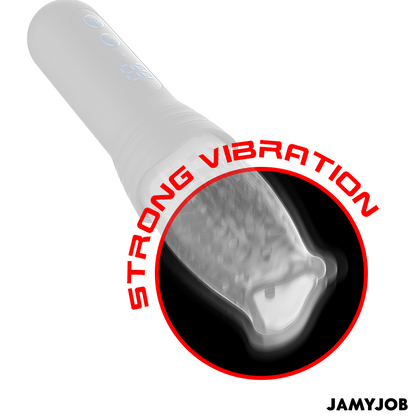 JAMYJOB - MASTURBADOR BLOW-R CON MOVIMIENTO DE VAIVÉN Y ROTACIÓN