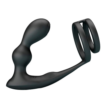 MR PLAY - VIBRATING ANAL PLUG WITH PENIS RING REMOTE CONTROL