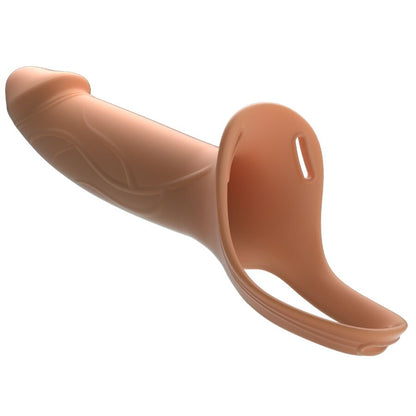PRETTY LOVE - ARNÉS UNIVERSAL CON DILDO HUECO DE SILICONA DE 16.8 CM COLOR CARNE LANDON HARNESS BRIEFS