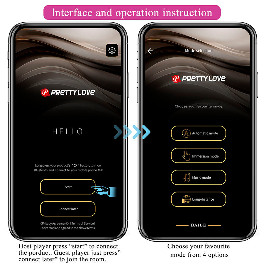 PRETTY LOVE - VIBREUR INVISIBLE DORA AVEC APPLICATION GRATUITE