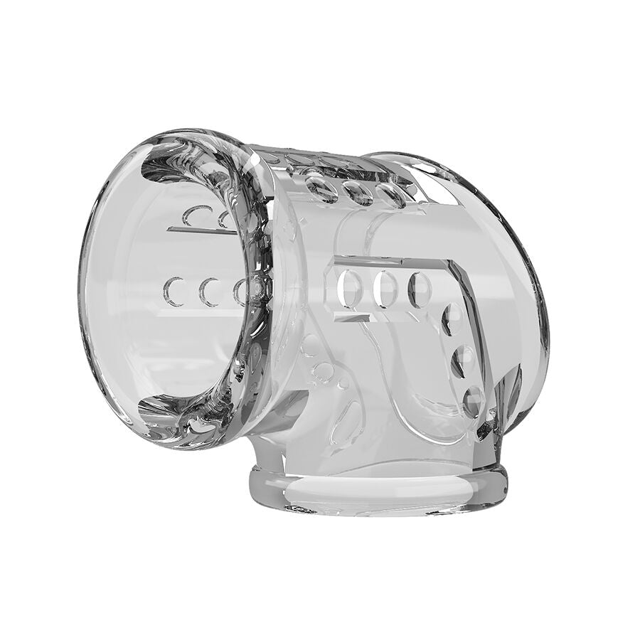PRETTY LOVE - ANNEAU GAUFRAX PÉNIS TRANSPARENT COURT