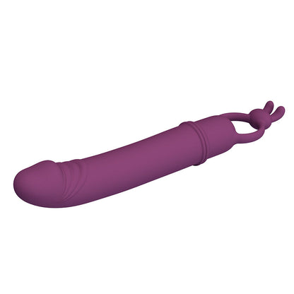 PRETTY LOVE - VIBRADOR CORA CON FORMA DE PENE Y ANILLO DE RESISTENCIA