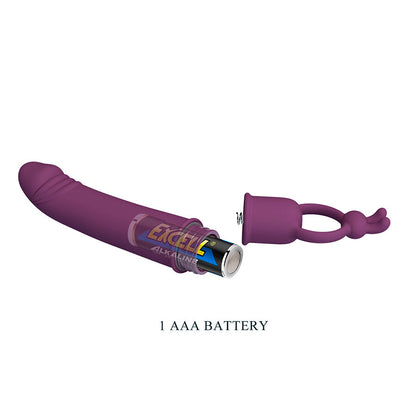 PRETTY LOVE - CORA VIBRATOR PENIS FORM WITH RESISTANCE RING