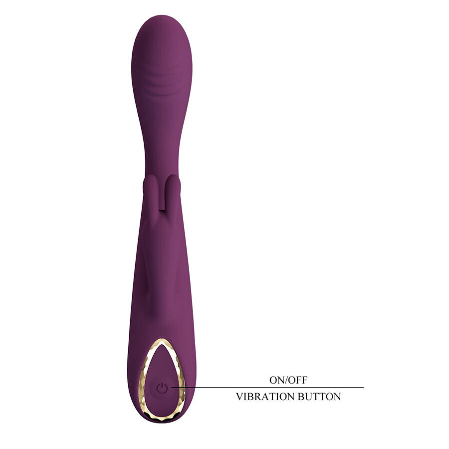 PRETTY LOVE - VIBREUR LAPIN EMMA VIOLET AVEC STIMULATEUR