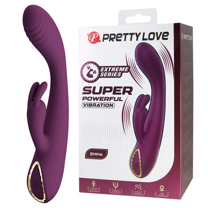 PRETTY LOVE - VIBREUR LAPIN EMMA VIOLET AVEC STIMULATEUR