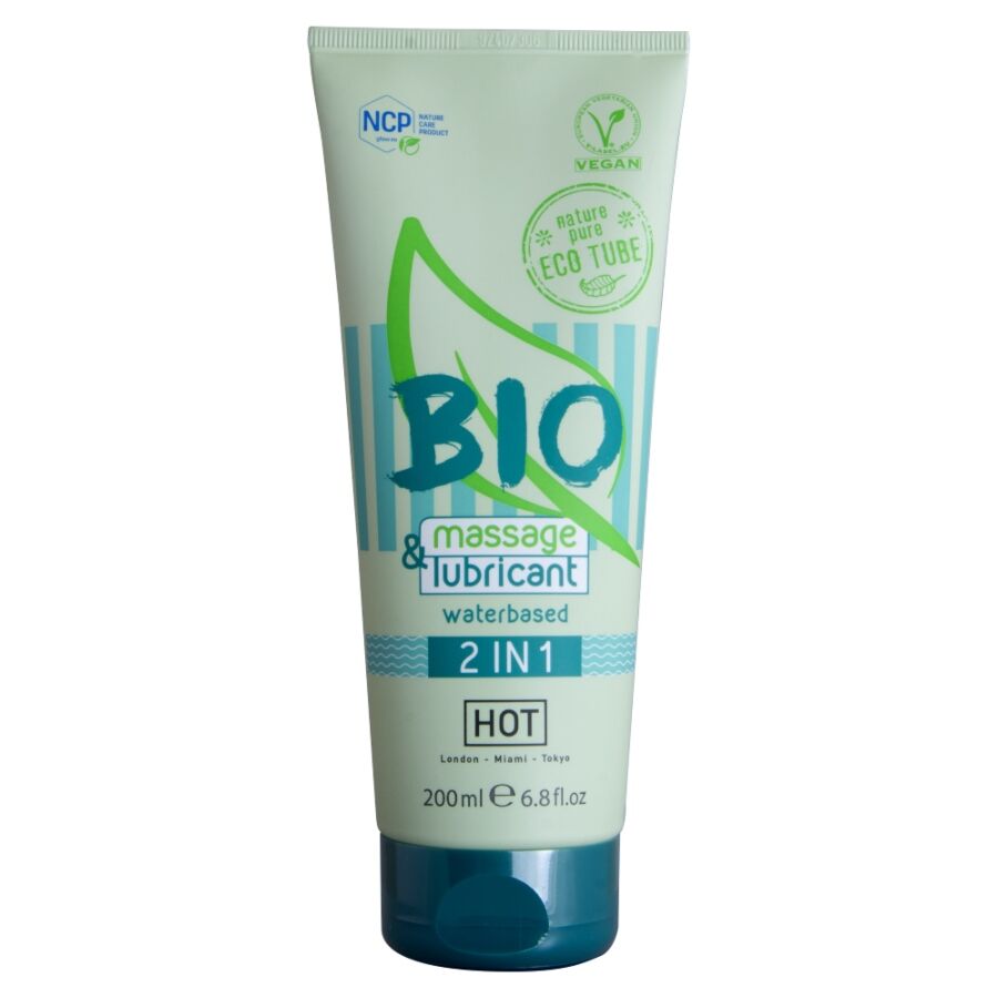 HOT - BIO MASSAGE & LUBRICANT WATERBASED 2 IN 1 200 ML