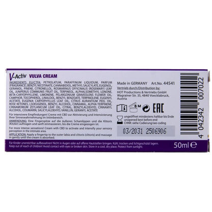 HOT - VULVA CREAM MIT CBD 50ML