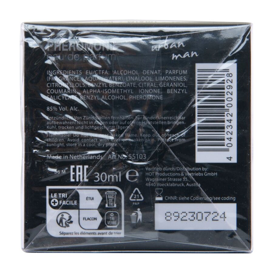HOT - PHEROMONE PERFUME TOKYO URBAN MAN 30 ML