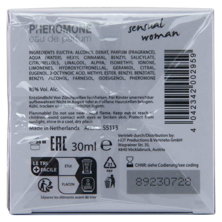 HOT - PHEROMONE PERFUME TOKYO SENSUAL WOMAN 30 ML