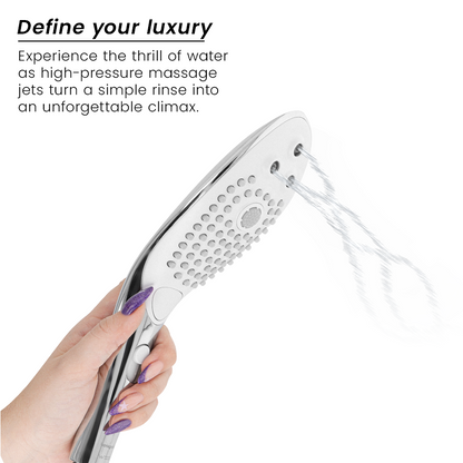 WOMANIZER - WAVE CLITORAL STIMULATING SHOWER HEAD CHROME