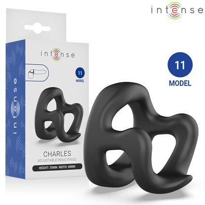 INTENSE - ANILLO PENEANO AJUSTABLE CHARLES MODELO 11