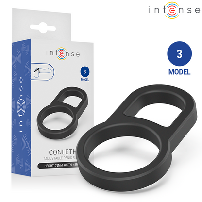 INTENSE - ANNEAU PÉNIEN DOUBLE AJUSTABLE CONLETH MODÈLE 3