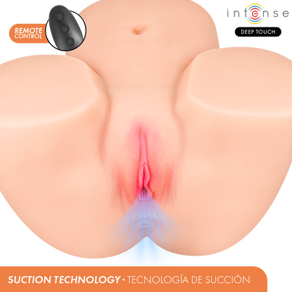 INTENSE DEEP TOUCH - GINGER VAGINAL MASTURBATOR WITH SUCTION, HEAT, VIBRATION AND VOICE EFFECTS WITH REMOTE CONTROL 5.3 KG