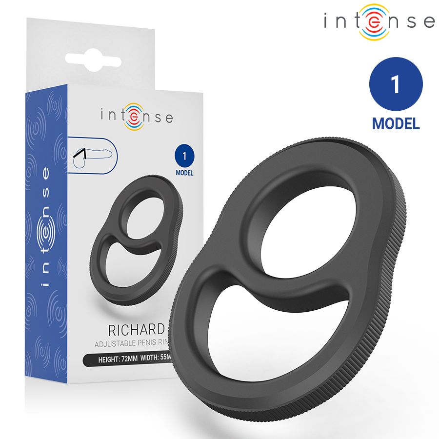 INTENSE - ANILLO PARA PENE DOBLE MODELO RICHARD 1
