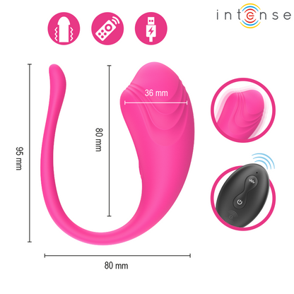 INTENSE - ŒUF VIBRANT OLIVIA ROSE AVEC TÉLÉCOMMANDE