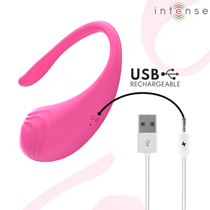 INTENSE - OLIVIA PINK VIBRATING EGG WITH REMOTE CONTROL