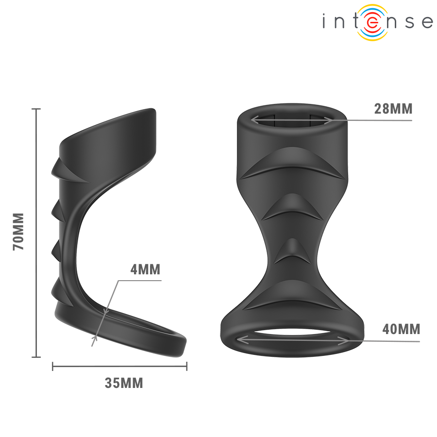 INTENSE - ANILLO PENIANO AJUSTABLE RORY MODELO 5