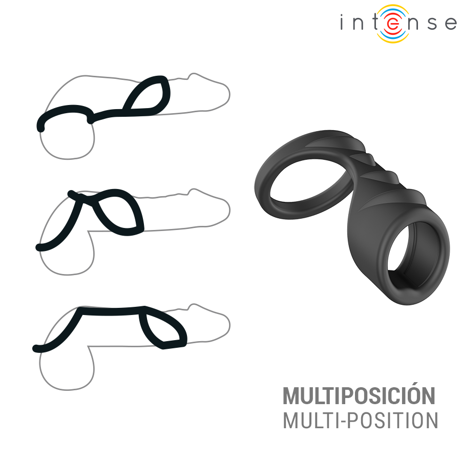 INTENSE - ANILLO PENIANO AJUSTABLE RORY MODELO 5