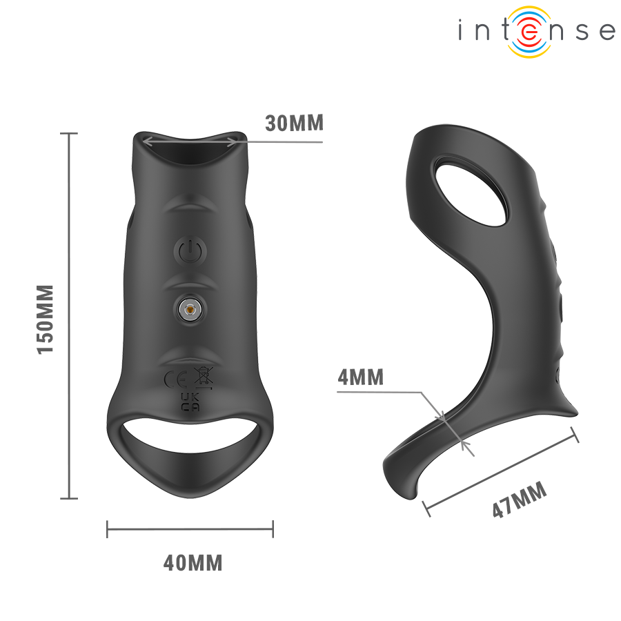 INTENSE - ANNEAU VIBRANT PÉNIS AJUSTABLE JÉRÔME MODÈLE 12