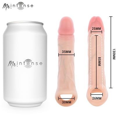 MR INTENSE - FUNDA PARA PENE DE SILICONA SIMON S 13 CM -Ø- 4 CM